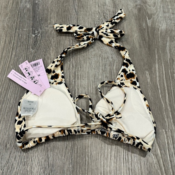 New Wild Fable Cheetah Print Bikini Small C31 - Picture 2 of 3